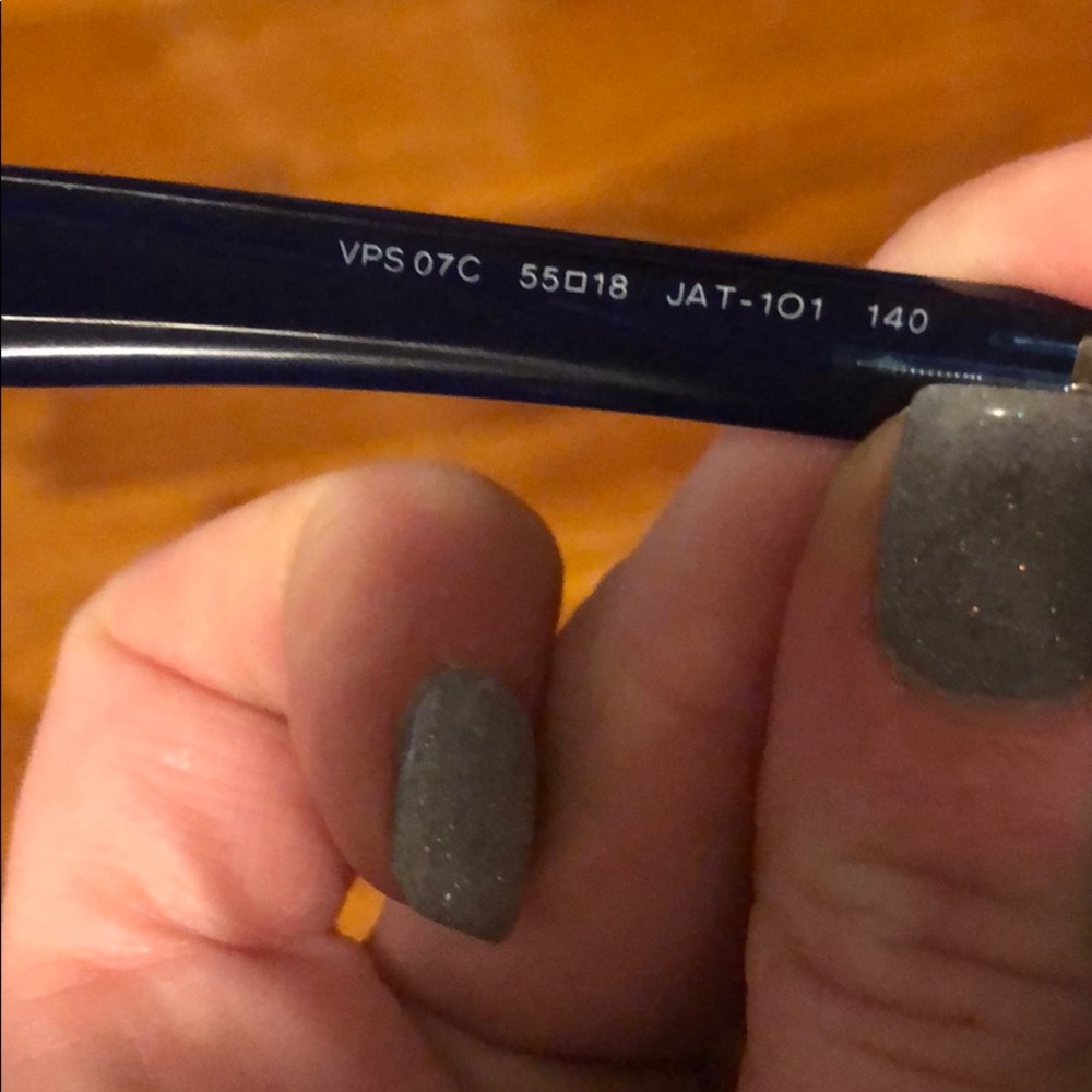 Prada Eyeglasses-Clear and Blue - Picture 6 of 6